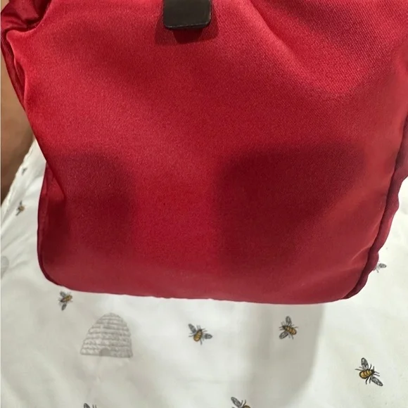 Prada Women's Red and Black Bag - Picture 8 of 16